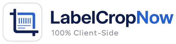 LabelCropNow - 100% Client-Side